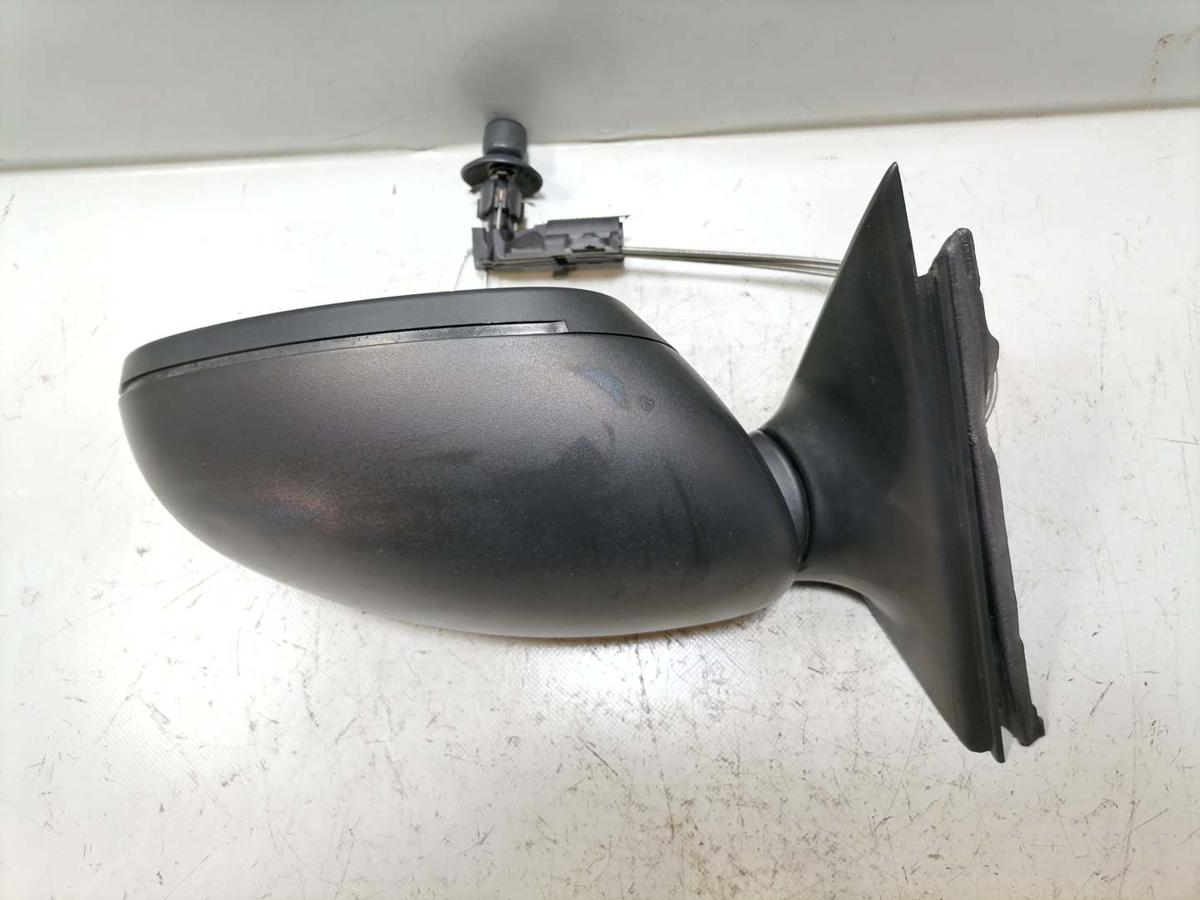 Skoda Fabia 2 original Au&szlig;enspiegel rechts manuell verstellbar 9153 Anthracite grey Bj.2009